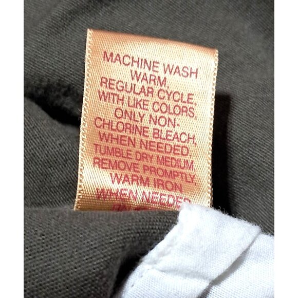 Northcrest Classic Womens Khaki Green Capri Pants Size 16 Cotton Blend - Picture 5 of 9